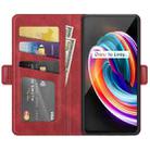 For OPPO Realme Q3 Pro Carnival Dual-side Magnetic Buckle Horizontal Flip Leather Case with Holder & Card Slots & Wallet(Red) - 3