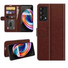 For OPPO Realme Q3 Pro Carnival R64 Texture Single Horizontal Flip Protective Case with Holder & Card Slots & Wallet& Photo Frame(Brown) - 1