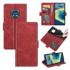 For Nokia XR20 Dual-side Magnetic Buckle Horizontal Flip Leather Case with Holder & Card Slots & Wallet(Red) - 1