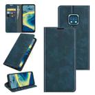 For Nokia XR20 Retro-skin Business Magnetic Suction Leather Case with Holder & Card Slots & Wallet(Dark Blue) - 1