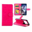 For Xiaomi Mi 11 Ultra Crazy Horse Texture Leather Horizontal Flip Protective Case with Holder & Card Slots & Wallet & Photo Frame(Magenta) - 1