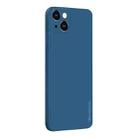 For iPhone 13 PINWUYO Touching Series Liquid Silicone TPU Shockproof Case(Blue) - 1