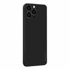 For iPhone 13 Pro Max PINWUYO Touching Series Liquid Silicone TPU Shockproof Case (Black) - 1