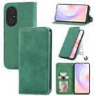 For Honor 50 SE Retro Skin Feel Business Magnetic Horizontal Flip Leather Case with Holder & Card Slots & Wallet & Photo Frame(Green) - 1