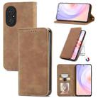 For Honor 50 SE Retro Skin Feel Business Magnetic Horizontal Flip Leather Case with Holder & Card Slots & Wallet & Photo Frame(Brwon) - 1