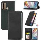 For Motorola Moto G60 Retro Skin Feel Business Magnetic Horizontal Flip Leather Case with Holder & Card Slots & Wallet & Photo Frame(Black) - 1