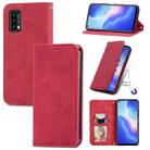 For Blackview A90 Retro Skin Feel Business Magnetic Horizontal Flip Leather Case with Holder & Card Slots & Wallet & Photo Frame(Red) - 1