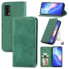 For Blackview A90 Retro Skin Feel Business Magnetic Horizontal Flip Leather Case with Holder & Card Slots & Wallet & Photo Frame(Green) - 1