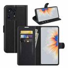 For Xiaomi Mix 4 Litchi Texture Horizontal Flip Protective Case with Holder & Card Slots & Wallet(Black) - 1