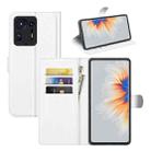 For Xiaomi Mix 4 Litchi Texture Horizontal Flip Protective Case with Holder & Card Slots & Wallet(White) - 1
