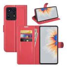 For Xiaomi Mix 4 Litchi Texture Horizontal Flip Protective Case with Holder & Card Slots & Wallet(Red) - 1