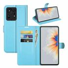 For Xiaomi Mix 4 Litchi Texture Horizontal Flip Protective Case with Holder & Card Slots & Wallet(Blue) - 1