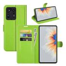 For Xiaomi Mix 4 Litchi Texture Horizontal Flip Protective Case with Holder & Card Slots & Wallet(Green) - 1