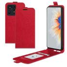 For Xiaomi Mix 4 R64 Texture Single Vertical Flip Leather Protective Case with Card Slots & Photo Frame(Red) - 1