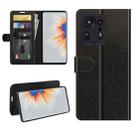 For Xiaomi Mix 4 R64 Texture Single Horizontal Flip Protective Case with Holder & Card Slots & Wallet& Photo Frame(Black) - 1