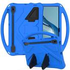 For Huawei MatePad Pro 12.6 2021 EVA Flat Anti Falling Protective Case Shell with Holder(Blue) - 1