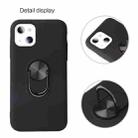 360 Rotary Multifunctional Stent PC+TPU Case with Magnetic Invisible Holder For iPhone 13 (Black) - 6