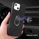 360 Rotary Multifunctional Stent PC+TPU Case with Magnetic Invisible Holder For iPhone 13 (Black) - 8