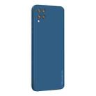 For Samsung Galaxy A42 5G PINWUYO Touching Series Liquid Silicone TPU Shockproof Case(Blue) - 1