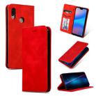 Retro Skin Feel Business Magnetic Horizontal Flip Leather Case for Huawei P20 Lite(Red) - 1