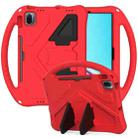 For Huawei MatePad 11 （2021） EVA Flat Anti Falling Protective Case Shell with Holder(Red) - 1