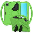 For Huawei MatePad 11 （2021） EVA Flat Anti Falling Protective Case Shell with Holder(Green) - 1