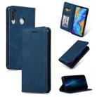 Retro Skin Feel Business Magnetic Horizontal Flip Leather Case for Huawei P30 Lite(Navy Blue) - 1