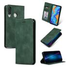 Retro Skin Feel Business Magnetic Horizontal Flip Leather Case for Huawei P30 Lite(Army Green) - 1