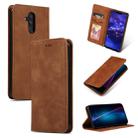 Retro Skin Feel Business Magnetic Horizontal Flip Leather Case for Huawei Mate20 Lite(Brown) - 1