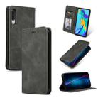 Retro Skin Feel Business Magnetic Horizontal Flip Leather Case for Huawei P30(Dark Gray) - 1