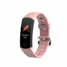 CV07T Smart Bracelet,Temperature Monitoring Bracelet Support Sleep Monitoring / Heart Rate Monitoring / Blood Pressure Monitoring,(Pink) - 1