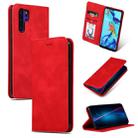 Retro Skin Feel Business Magnetic Horizontal Flip Leather Case for Huawei P30 Pro(Red) - 1