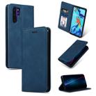 Retro Skin Feel Business Magnetic Horizontal Flip Leather Case for Huawei P30 Pro(Navy Blue) - 1