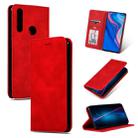 Retro Skin Feel Business Magnetic Horizontal Flip Leather Case for Huawei P Smart Z(Red) - 1