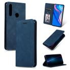 Retro Skin Feel Business Magnetic Horizontal Flip Leather Case for Huawei P Smart Z(Navy Blue) - 1