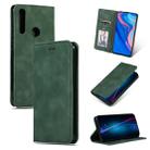 Retro Skin Feel Business Magnetic Horizontal Flip Leather Case for Huawei P Smart Z(Army Green) - 1