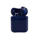 TWS2 Bluetooth TWS5.0 Copper Ring Speaker Binaural True Stereo Touch Bluetooth Earphones(Blue) - 1