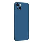 For iPhone 13 mini PINWUYO Touching Series Liquid Silicone TPU Shockproof Case (Blue) - 1