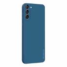 For Samsung Galaxy S21 5G PINWUYO Touching Series Liquid Silicone TPU Shockproof Case(Blue) - 1