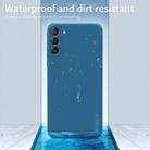 For Samsung Galaxy S21 5G PINWUYO Touching Series Liquid Silicone TPU Shockproof Case(Blue) - 3