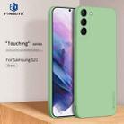 For Samsung Galaxy S21 5G PINWUYO Touching Series Liquid Silicone TPU Shockproof Case(Green) - 2