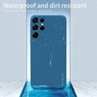 For Samsung Galaxy S21 Ultra 5G PINWUYO Touching Series Liquid Silicone TPU Shockproof Case(Blue) - 3