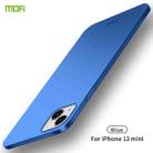 For iPhone 13 mini  MOFI Frosted PC Ultra-thin Hard Case(Blue) - 1