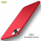 For iPhone 13 mini  MOFI Frosted PC Ultra-thin Hard Case(Red) - 1