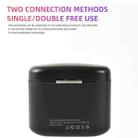 TWS2A Bluetooth TWS5.0 Copper Ring Speaker Binaural True Stereo Touch Bluetooth Earphones(Black) - 5