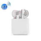TWS2A Bluetooth TWS5.0 Copper Ring Speaker Binaural True Stereo Touch Bluetooth Earphones(White) - 1