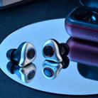 TWS5 Bluetooth 5.0 TWS Copper Ring Speaker Binaural True Stereo Touch Bluetooth Earphones(Black) - 7
