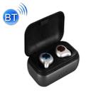 TWS5 Bluetooth 5.0 TWS Copper Ring Speaker Binaural True Stereo Touch Bluetooth Earphones(Grey) - 1