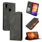 Retro Skin Feel Business Magnetic Horizontal Flip Leather Case for Redmi Note7 & Redmi Note7 Pro(Dark Gray) - 1