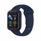 D20S 1.44 inch Color Screen Smart Watch,Support Heart Rate Monitoring/Blood Pressure Monitoring/Blood Oxygen Monitoring/Sleep Monitoring(Dark Blue) - 1